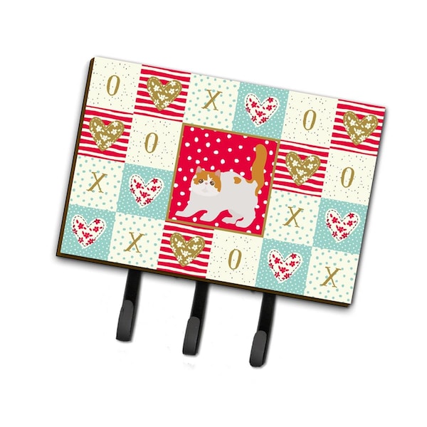 Carolines Treasures 6 x 2 x 9 in. Exotic Shorthair No.4 Cat Love Leash or Key Holder CK5617TH68 - main